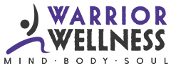 Warrior Wellness logo with the additional words: Mind, Body, Soul